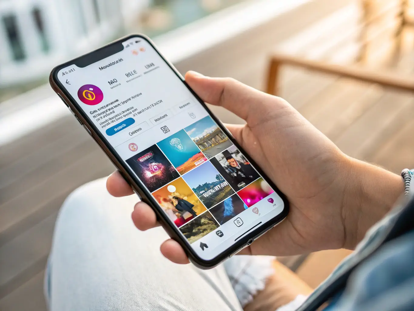 A vibrant and engaging Instagram feed showcasing a variety of products and services, with high-quality images and creative captions.